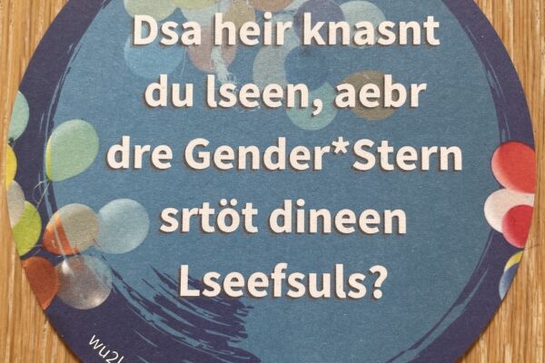 Genderstern-Sticker